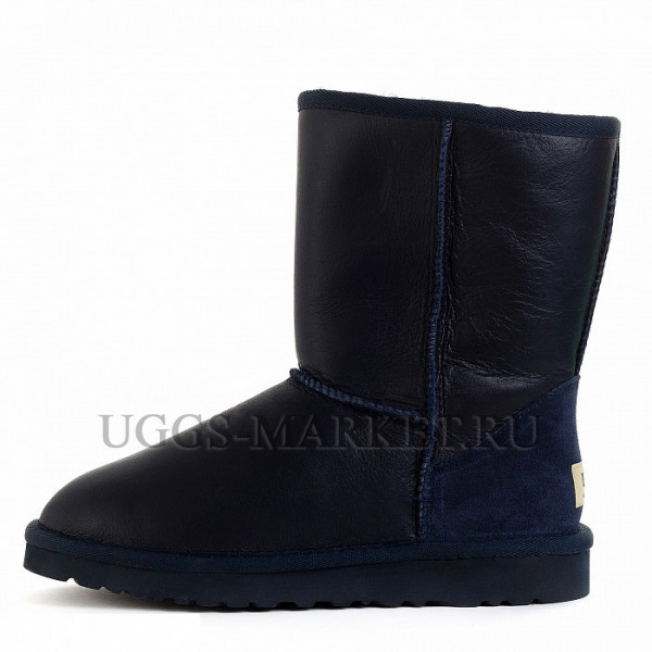 Ugg Mens Classic Short Metallic Navy