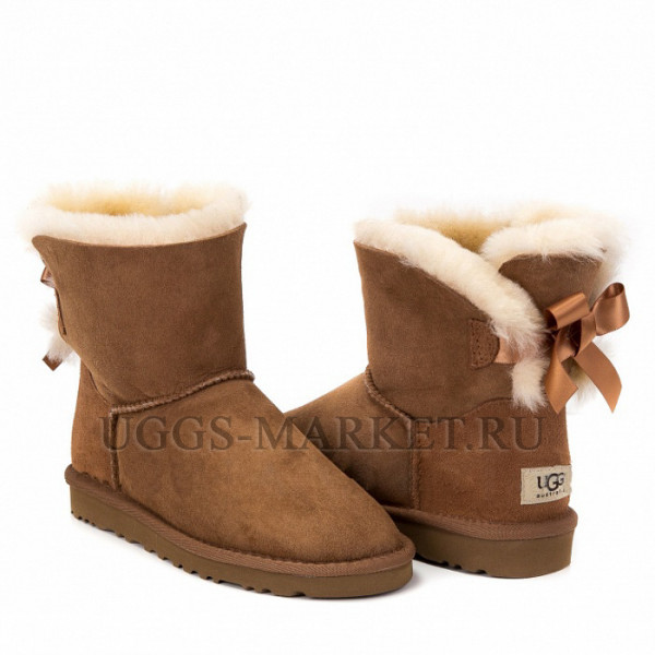 Ugg Bailey Bow Mini Chestnut
