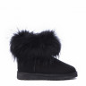 Ugg Fox Fur Mini Ultra Black