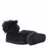 Ugg Fox Fur Mini Ultra Black