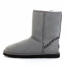 Ugg Mens Classic Short Nubuk Grey