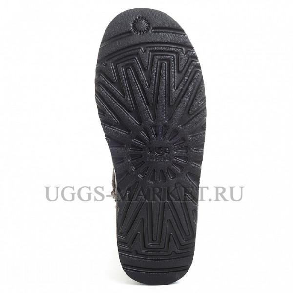 Ugg Mens Classic Short Nubuk Grey
