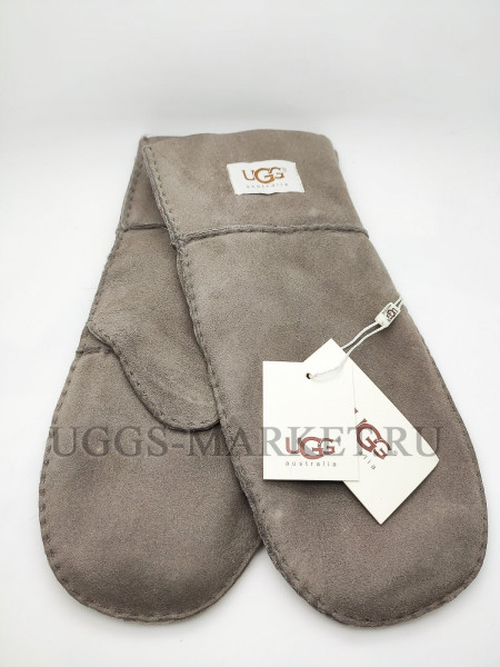 Варежки UGG светло-серые
