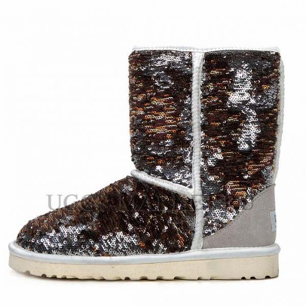 Ugg Classic Short Sparkles Multi Champagne