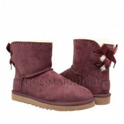 Ugg Bailey Bow Mini Dixi Flora Purple