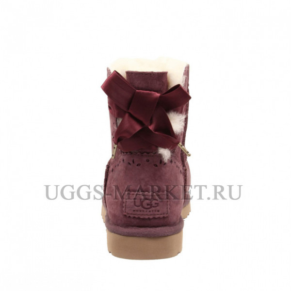 Ugg Bailey Bow Mini Dixi Flora Purple
