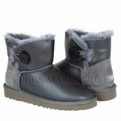 Ugg Bailey Button Mini Metallic Grey