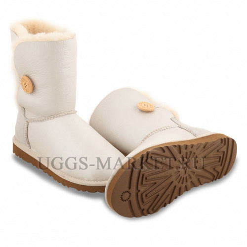Ugg Bailey Button Metallic Cloud