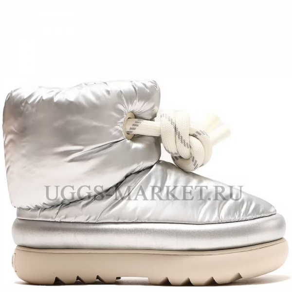 Ugg Classic Maxi Short Boot Silver