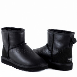 Ugg Classic Mini Metallic Black