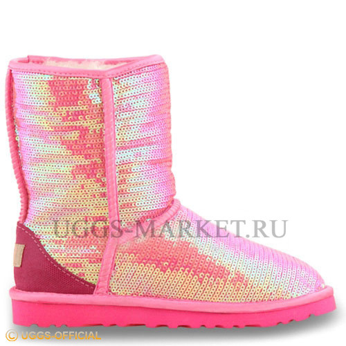 Ugg Classic Short Sparkles Pink
