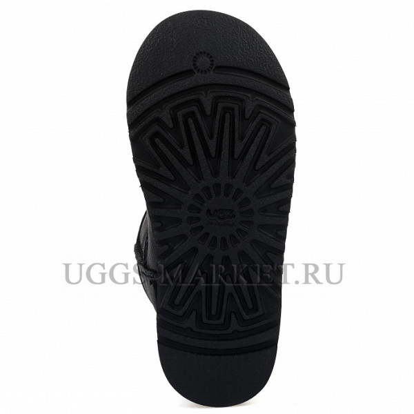 Ugg Kids Zip Metallic Black