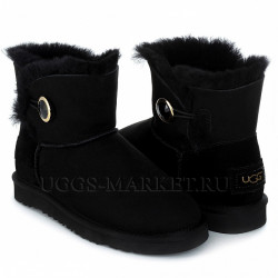 Ugg Bailey Button Mini Ornate Black