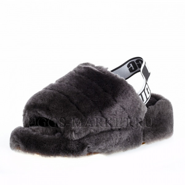 Ugg Fluff Yeah Slide Grey