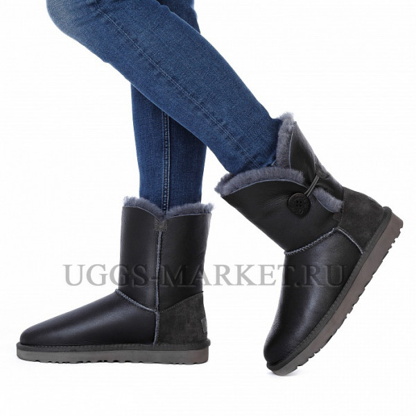 Ugg Bailey Button Metallic Grey