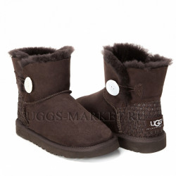 Ugg Bailey Button Mini Perla Chocolate
