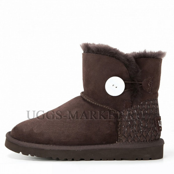 Ugg Bailey Button Mini Perla Chocolate