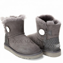 Ugg Bailey Button Mini Perla Grey