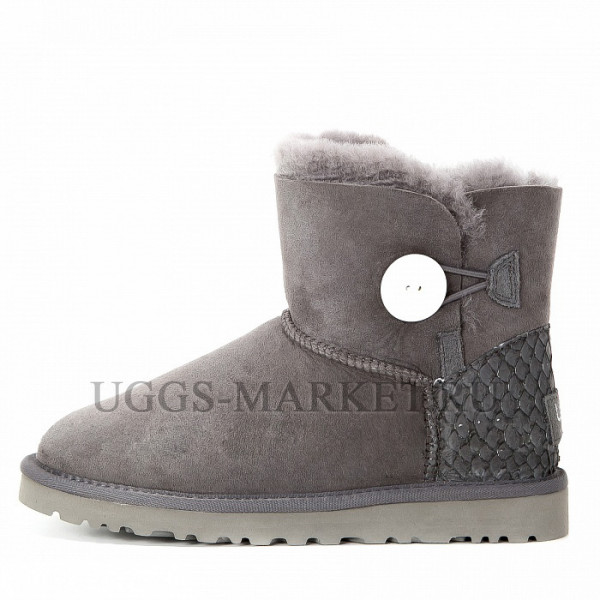 Ugg Bailey Button Mini Perla Grey