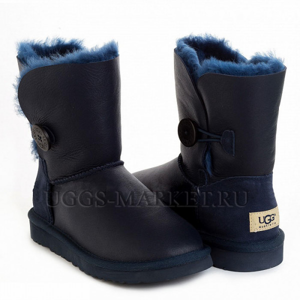 Ugg Bailey Button Metallic Navy