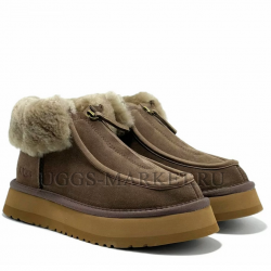 Ugg Funkette Platform Boots Cappuccino