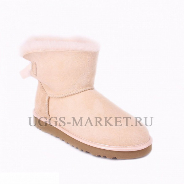 Ugg Bailey Bow Mini II Metallic Sand