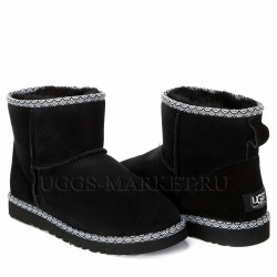 Ugg Classic Mini Pattern Black