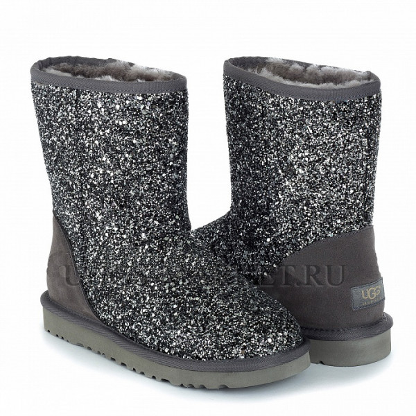 Ugg Classic Short Stardust Grey