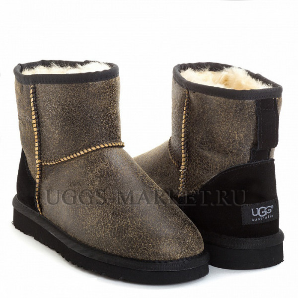 Ugg Mens Mini Classic Bomber Black
