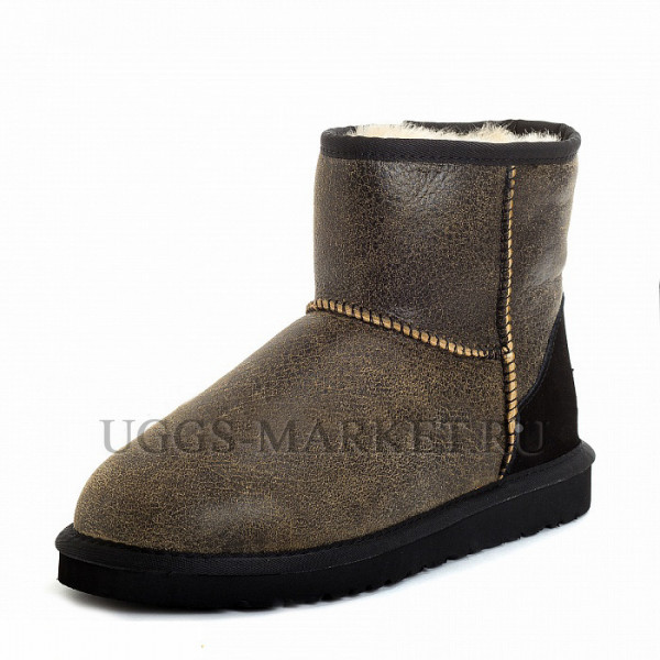 Ugg Mens Mini Classic Bomber Black