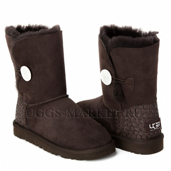 Ugg Bailey Button Perla Chocolate