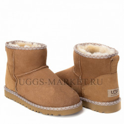 Ugg Classic Mini Pattern Chestnut