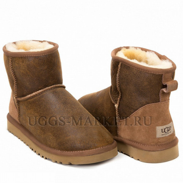 Ugg Mens Mini Classic Bomber Chestnut