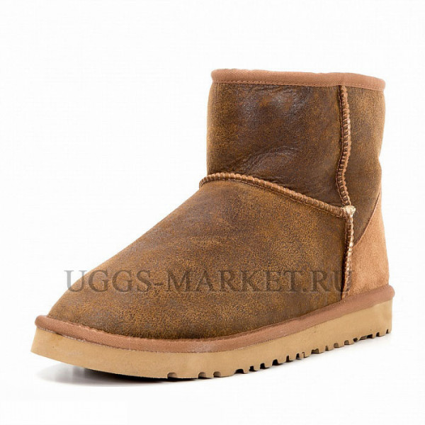 Ugg Mens Mini Classic Bomber Chestnut