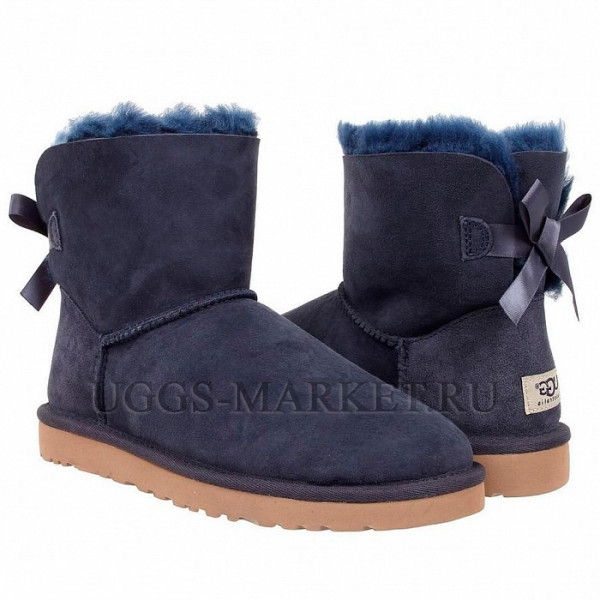 Ugg Bailey Bow Mini II Navy