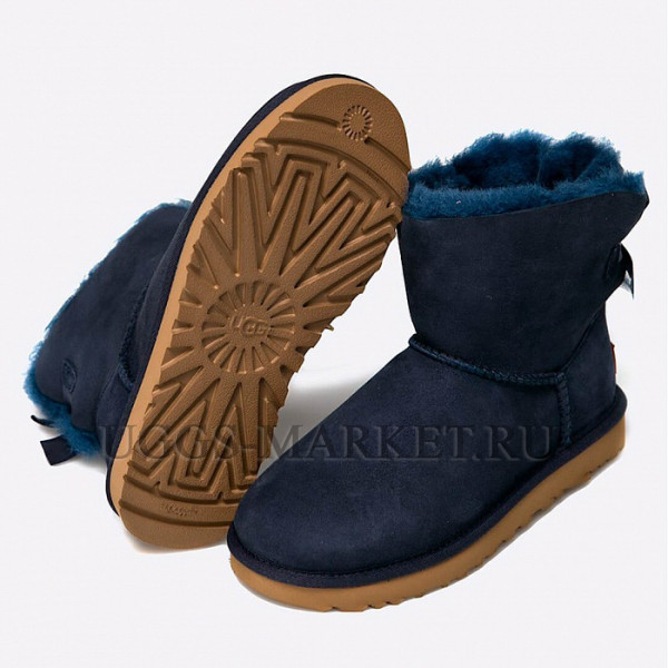 Ugg Bailey Bow Mini II Navy