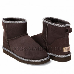 Ugg Classic Mini Pattern Chocolate