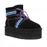UGG Classic Mini II Braid Platform Black