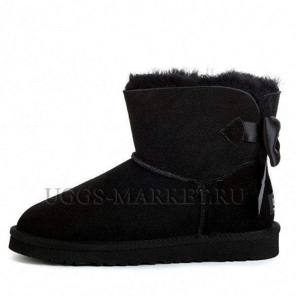Ugg Bailey Bow Mini Medallion Black