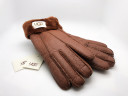 Перчатки UGG с манжетом коричневые