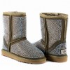 Ugg Classic Short Strass Olive Green