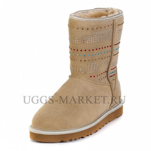 Ugg Classic Short Swarovski Sand