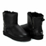Ugg Mini Double Zip Metallic Black