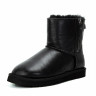 Ugg Mini Double Zip Metallic Black