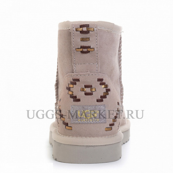 Ugg Classic Mini Rustic Weave Grey