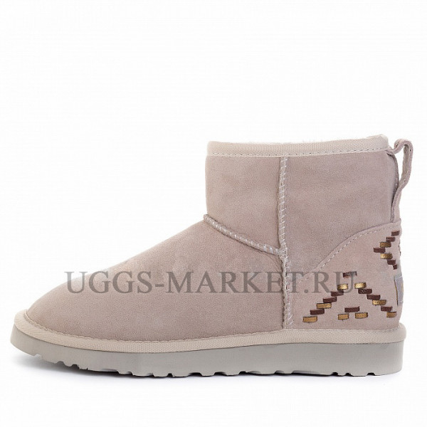 Ugg Classic Mini Rustic Weave Grey