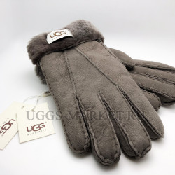 Перчатки UGG с манжетом серые