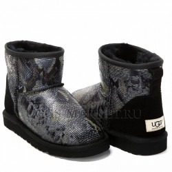 Ugg Classic Mini Snake Dark Black