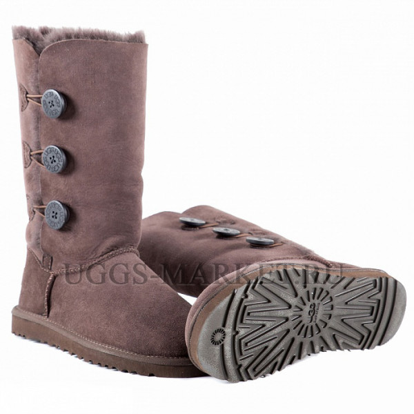 Ugg Bailey Button Triplet II Chocolate