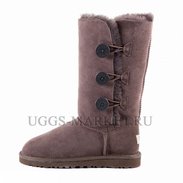 Ugg Bailey Button Triplet II Chocolate